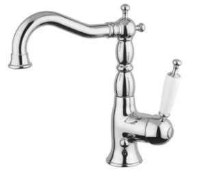 BUGNATESE OXFORD Jednouchwytowa bateria umywalkowa, chrom 6313SCR