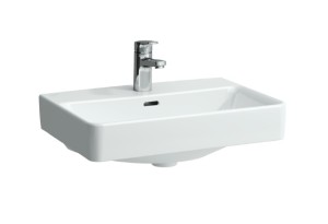 LAUFEN PRO S COMPACTO Umywalka ścienna 55x38 cm z otworem na baterię, H8189580001041