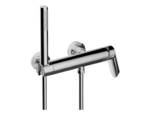GRAFF PHASE Bateria prysznicowa ścienna z zestawem natryskowym chrom, EX-6672-LM45W-PC