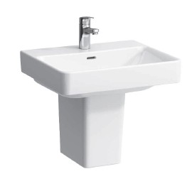 LAUFEN PRO S Umywalka ścienna 55x46,5 cm z otworem na baterię, H8109620001041