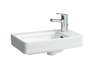 LAUFEN PRO S Umywalka ścienna 48x28 cm z otworem na baterię po prawej stronie, H8159540001041