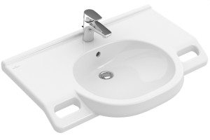 VILLEROY&BOCH VICARE Umywalka wisząca 80x55 cm z przelewem, 41208001