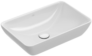 VILLEROY&BOCH VENTICELLO Umywalka stojąca na blacie, wpuszczana do połowy 55x36 cm z przelewem, 41135501